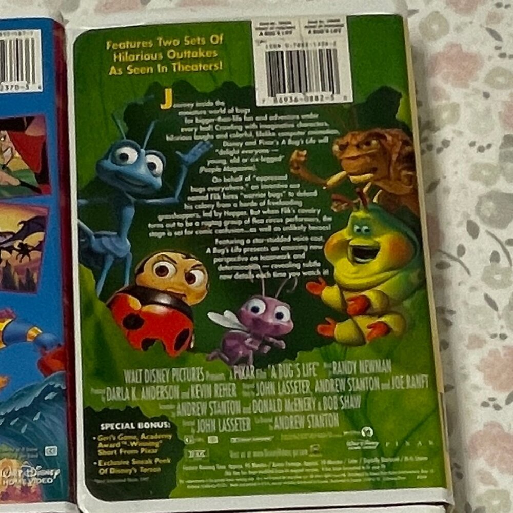 6 Disney VHS Tapes PLUS CHOICE of 1 More - Used - Picture 7 of 11